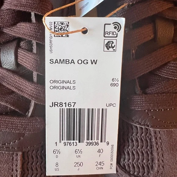 adidas Samba OG "Shadow Brown Powder Yellow" - Picture 5 of 6